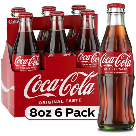 6 pack coca cola glass bottles|six pack of coke bottles.